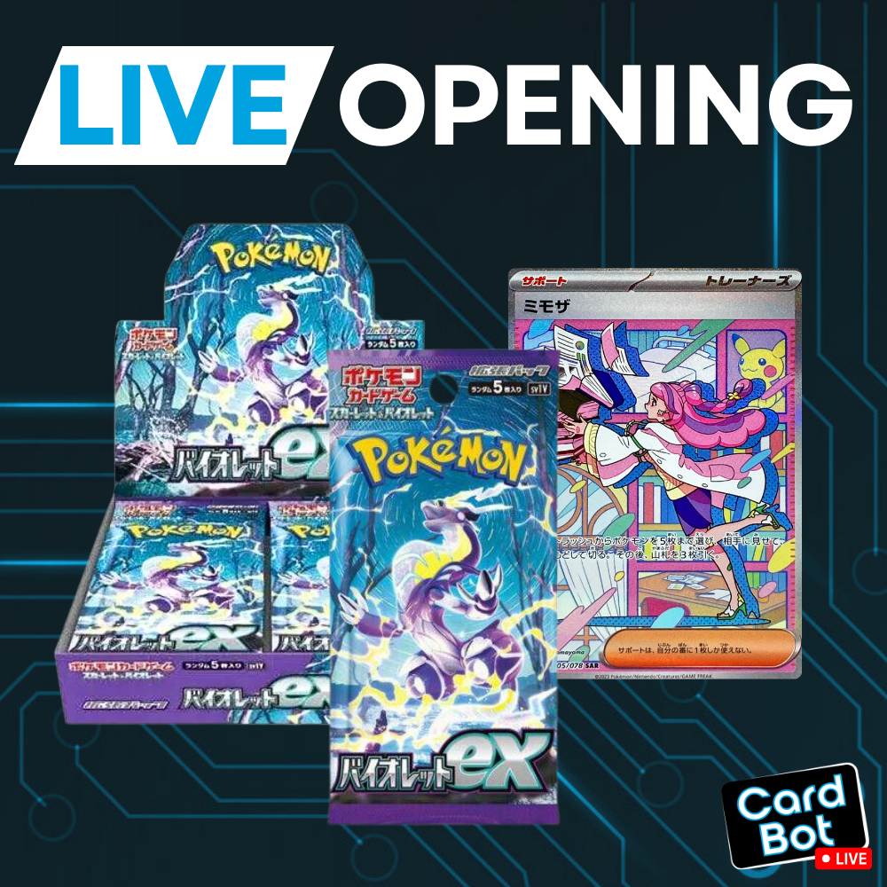 LIVE OPENING - Pokémon TCG Violet ex (Japanese)