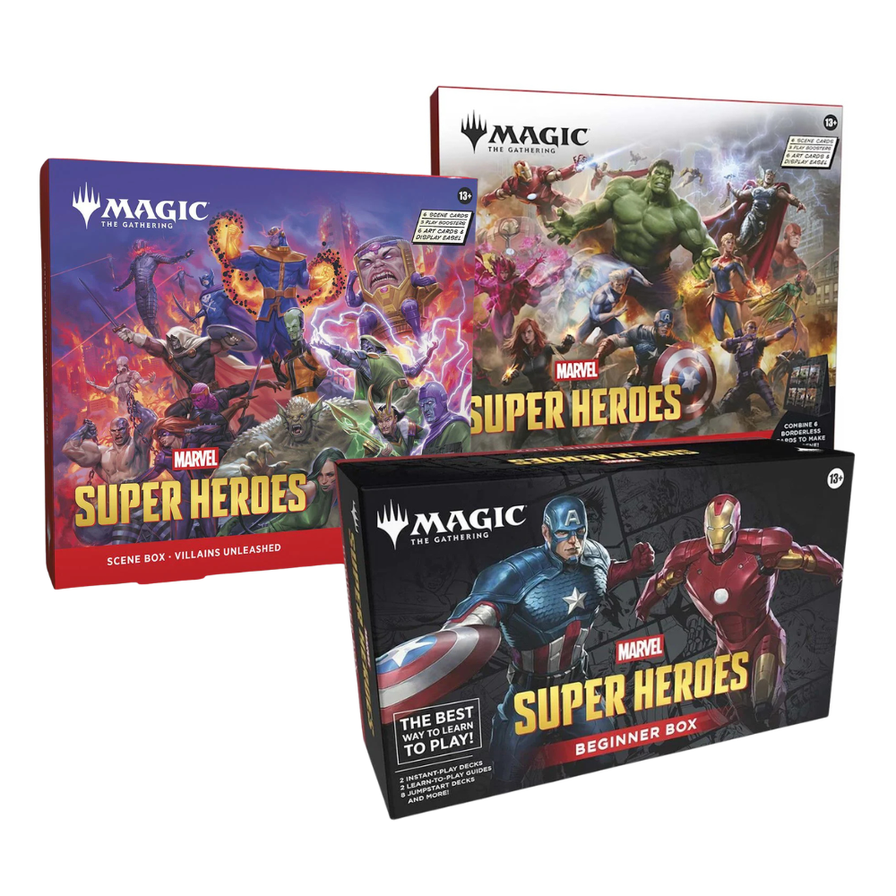 Magic: The Gathering – Marvel Super Heroes - Heroes/Villians Scene Box & Beginner Box
