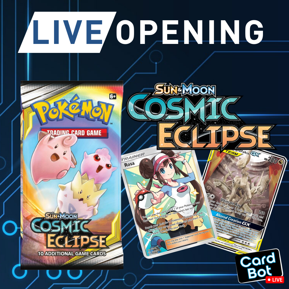 LIVE OPENING - Pokémon TCG Sun & Moon Cosmic Eclipse Booster Pack