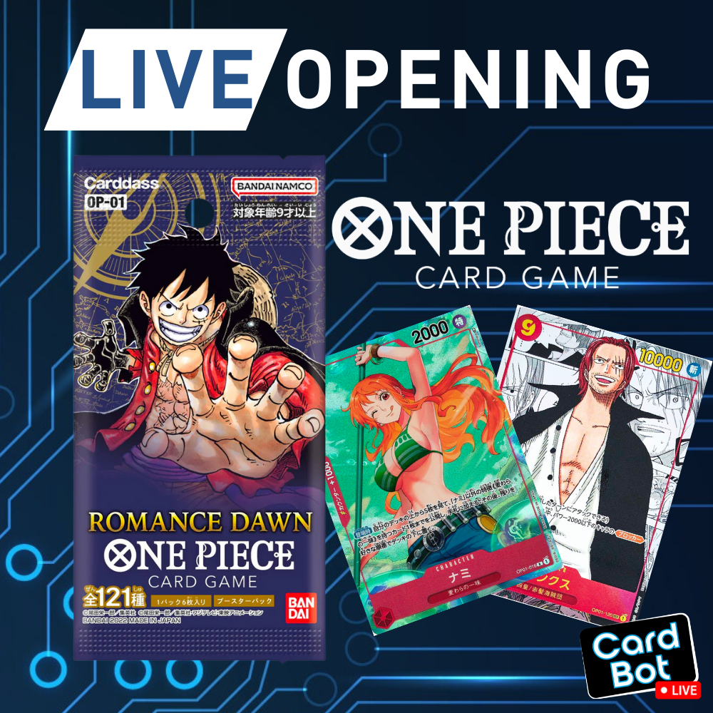 LIVE OPENING - One Piece Card Game OP-01 Booster Pack (Japanese)