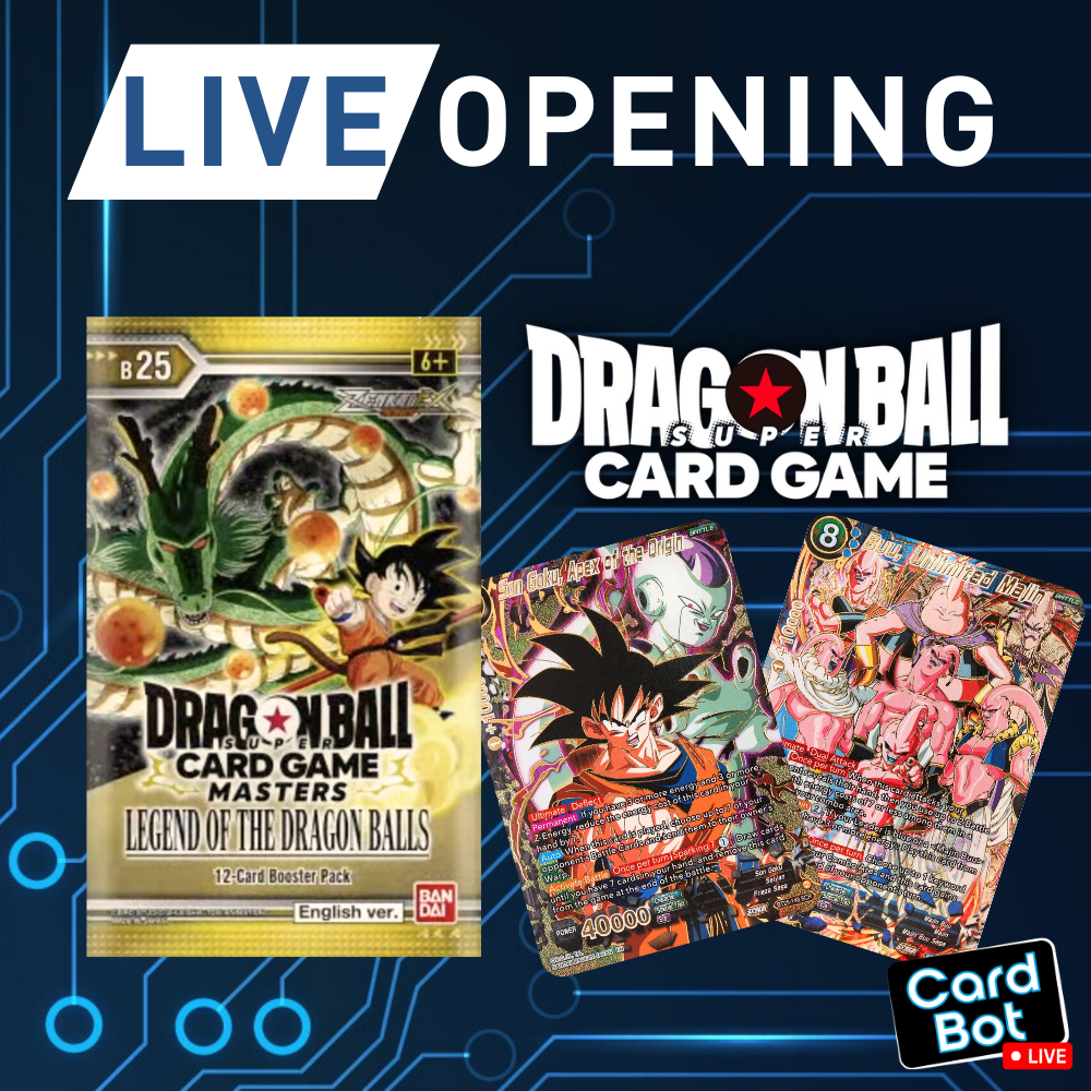 LIVE OPENING - Dragon Ball Super Masters Legend of the Dragon Balls Booster Pack