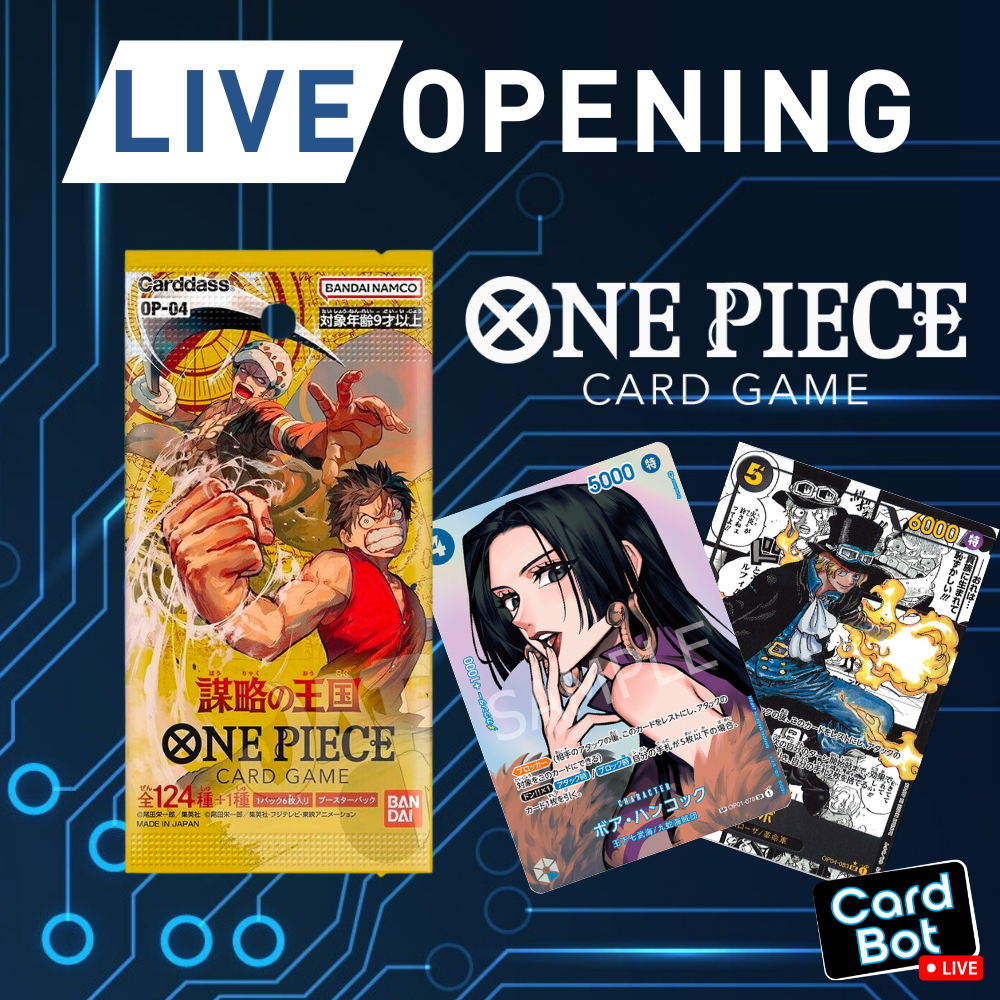 LIVE OPENING - One Piece Card Game OP-04 Booster Pack (Japanese)