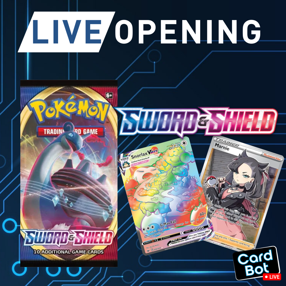 LIVE OPENING - Pokémon TCG Sword & Shield Booster Pack
