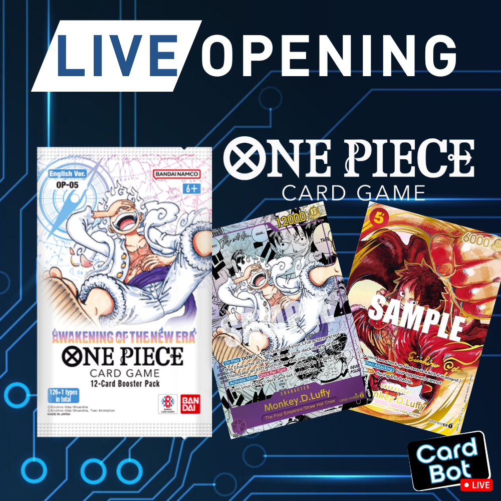 LIVE OPENING - One Piece Card Game OP-05 Booster Pack (English)