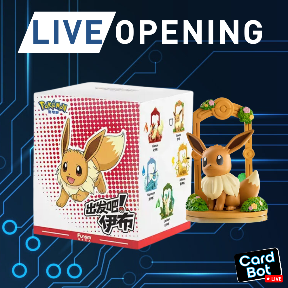 LIVE OPENING - Funism Pokémon Eevee Adventure Blind Box - Series 2