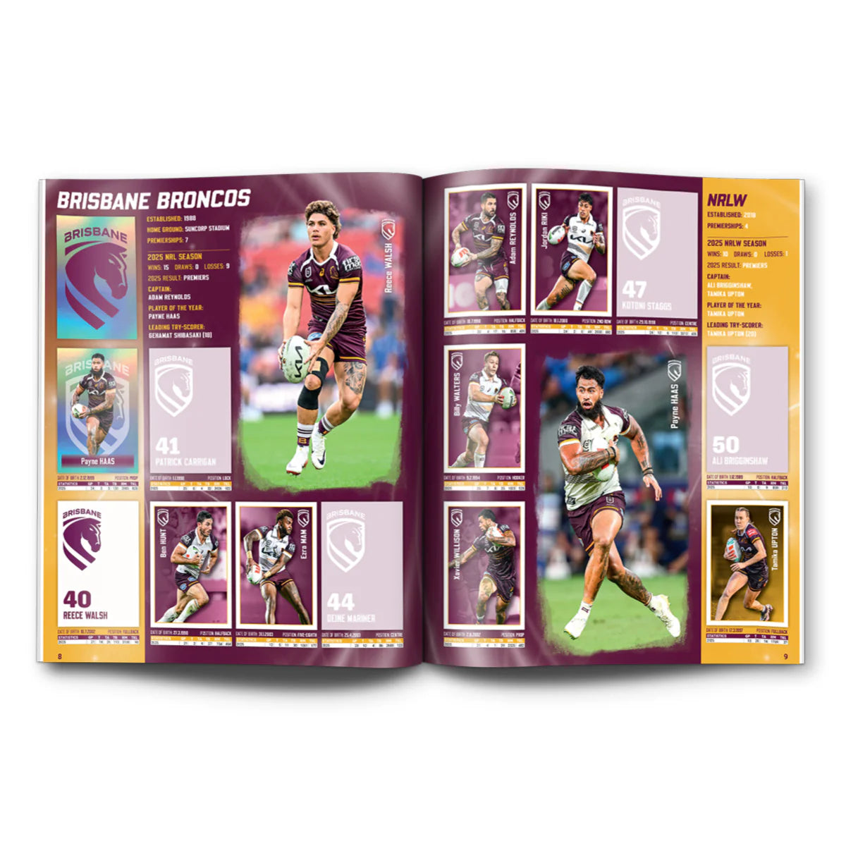 2026 Official NRL Footy Stickers Box (50 Packs)