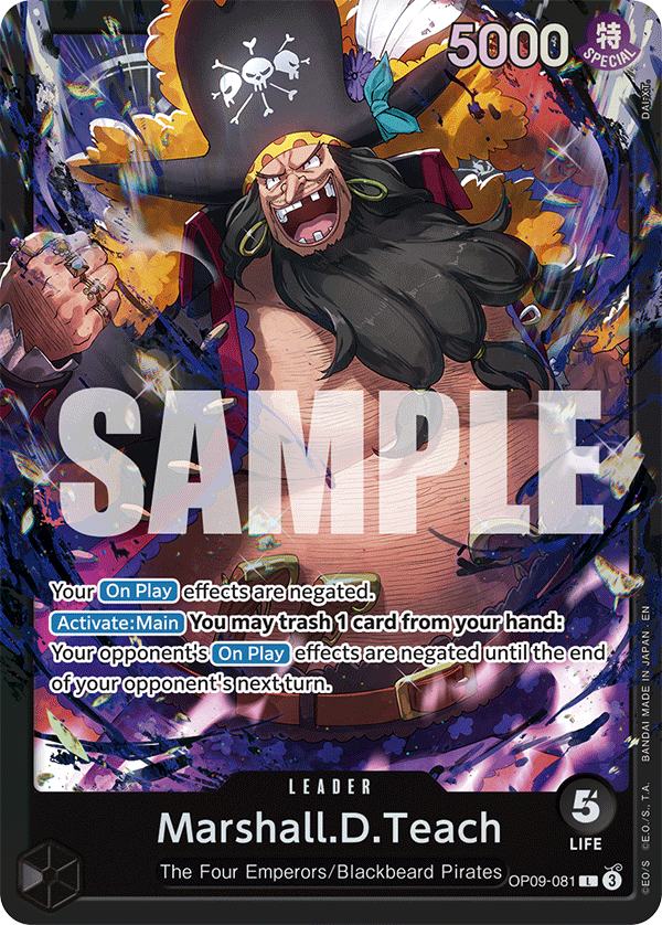 One Piece Card Game: Starter Deck Black Marshall.D.Teach (ST-27)