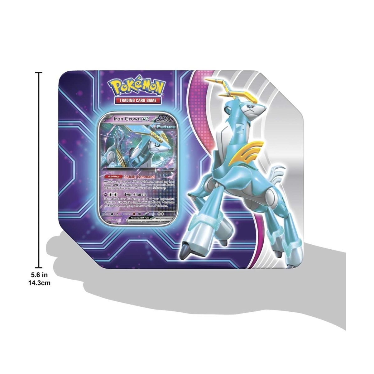 Pokémon TCG: Paradox Destinies Tin (Iron Crown ex)