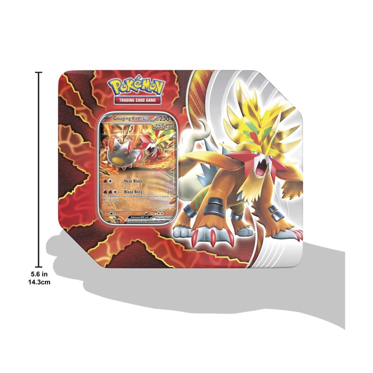 Pokémon TCG: Paradox Destinies Tin (Gouging Fire ex)