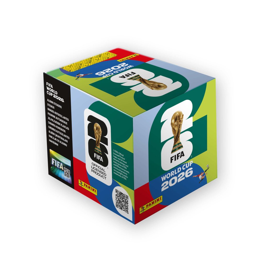 2026 Panini FIFA World Cup Soccer Sticker Collection 50-Pack Box