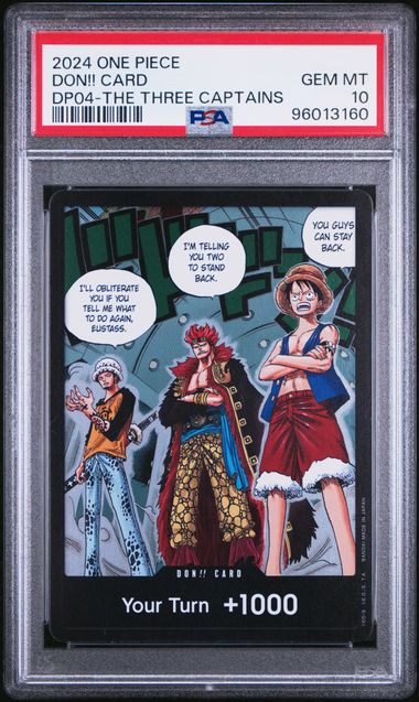 2024 One Piece DON!! Card DP04-The Three Captains PSA 10