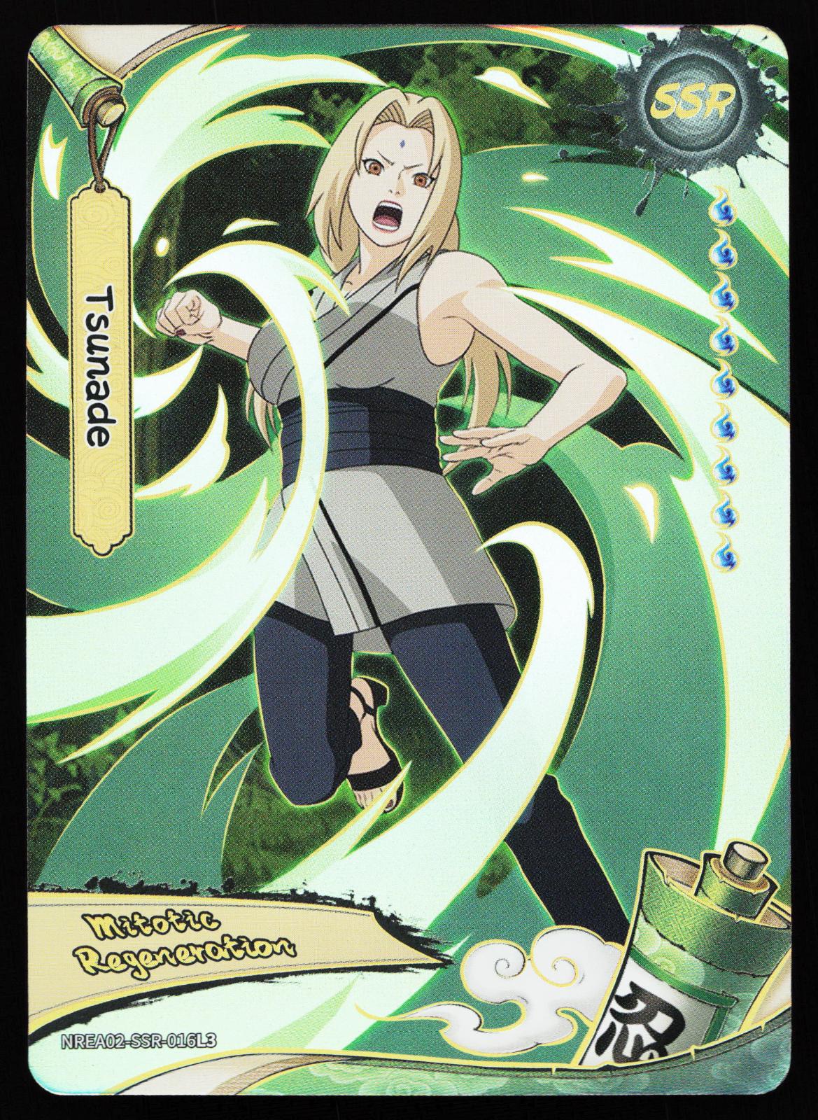 Naruto Kayou Earth Scrolls Series 2 Tsunade NREA02-SSR-016L3 Super Secret Rare