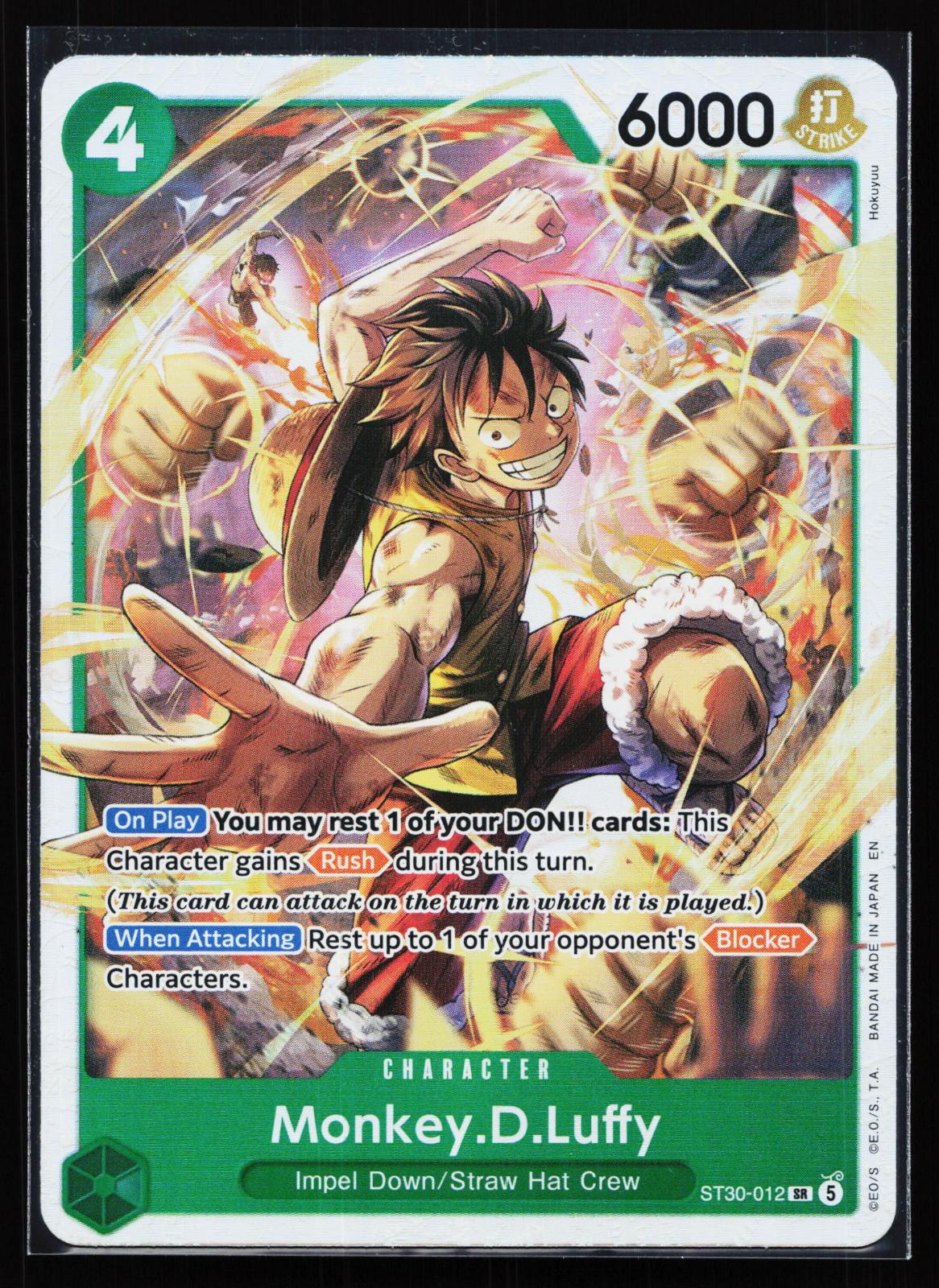 Starter Deck EX: Luffy & Ace ST30-012 Monkey.D.Luffy Super Rare