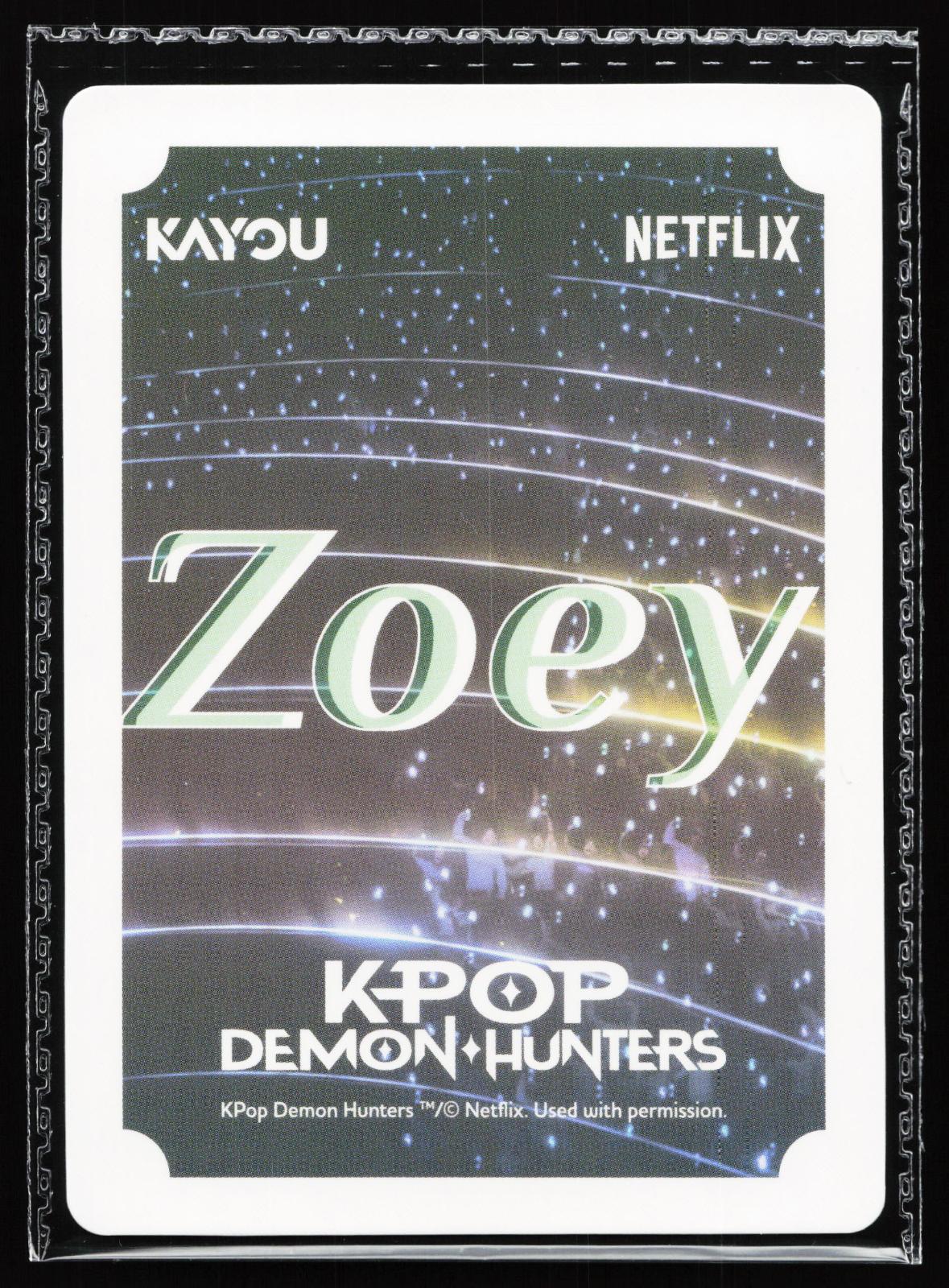 Kayou Kpop Demon Hunters Zoe KPDH01-PR1-03 Promo
