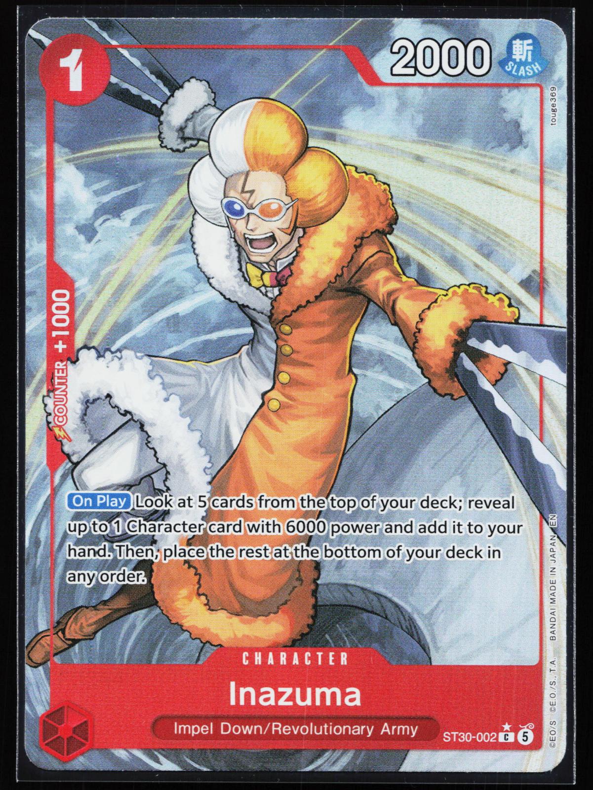 Starter Deck EX: Luffy & Ace ST30-002 Inazuma (Full Art) Common