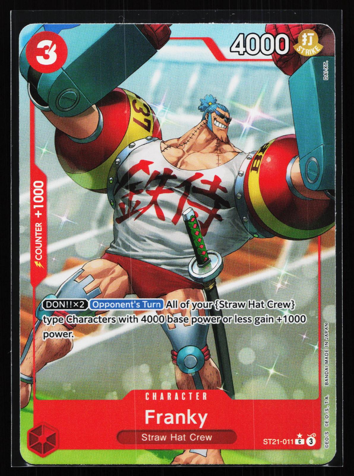 Starter Deck EX: Gear 5 ST21-011 Franky (Parallel) Common