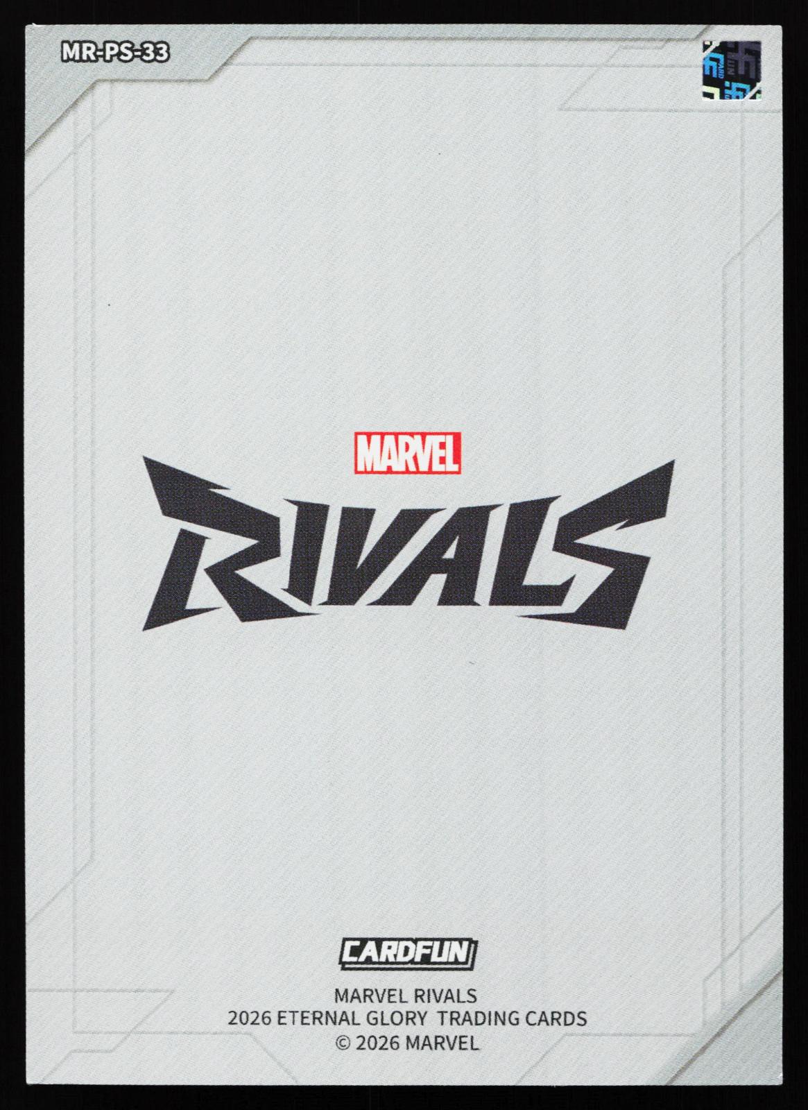 Cardfun Marvel Rivals MR-PS-33 Art Gallery #33 back