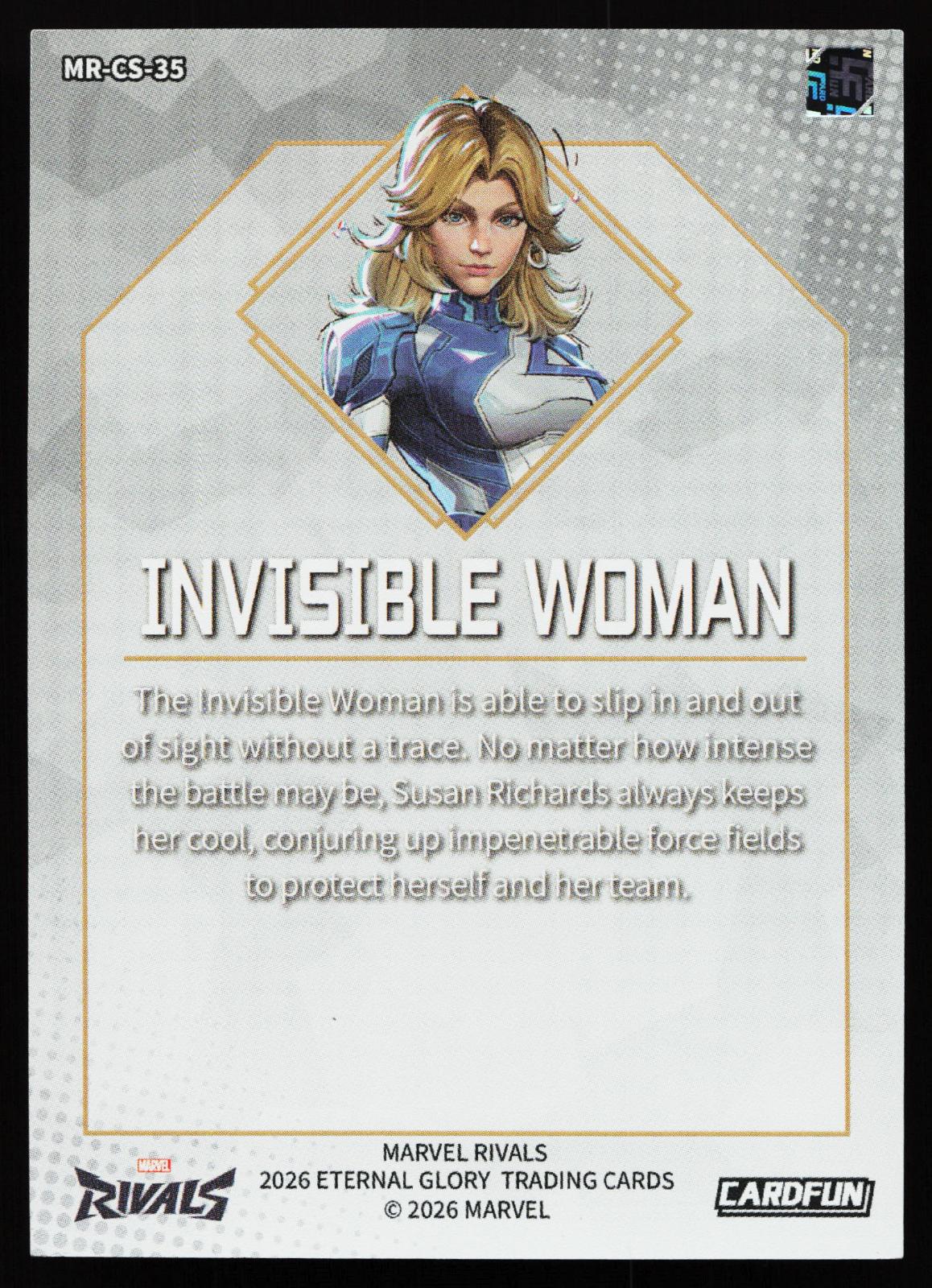 Cardfun Marvel Rivals - MR-CS-35 Invisible Woman back