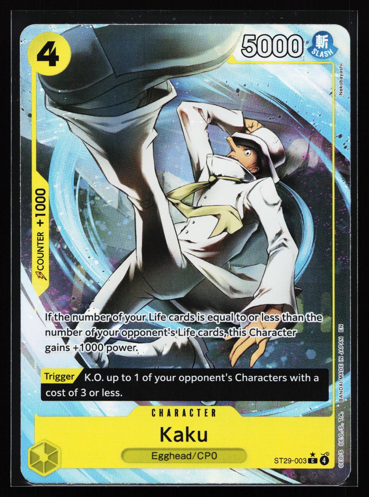 Starter Deck 29: Egghead ST29-003 Kaku (Full Art) Common