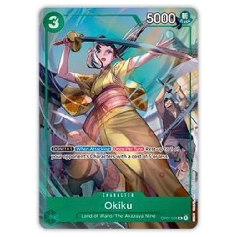 One Piece Card Game - OP01-035 Okiku (Bandai Fest Collection Alternate Art Promo)