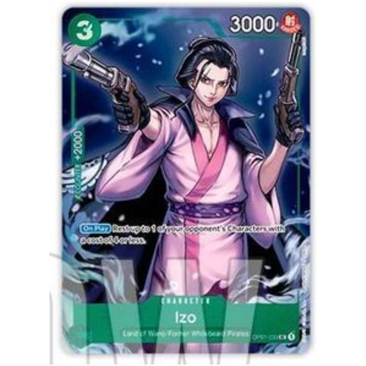 One Piece Card Game - OP01-033 Izo (Bandai Fest Collection Alternate Art Promo)