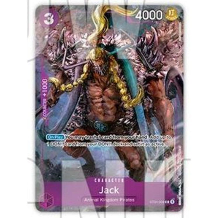 One Piece Card Game - ST04-008 Jack (Bandai Fest Collection Alternate Art Promo)