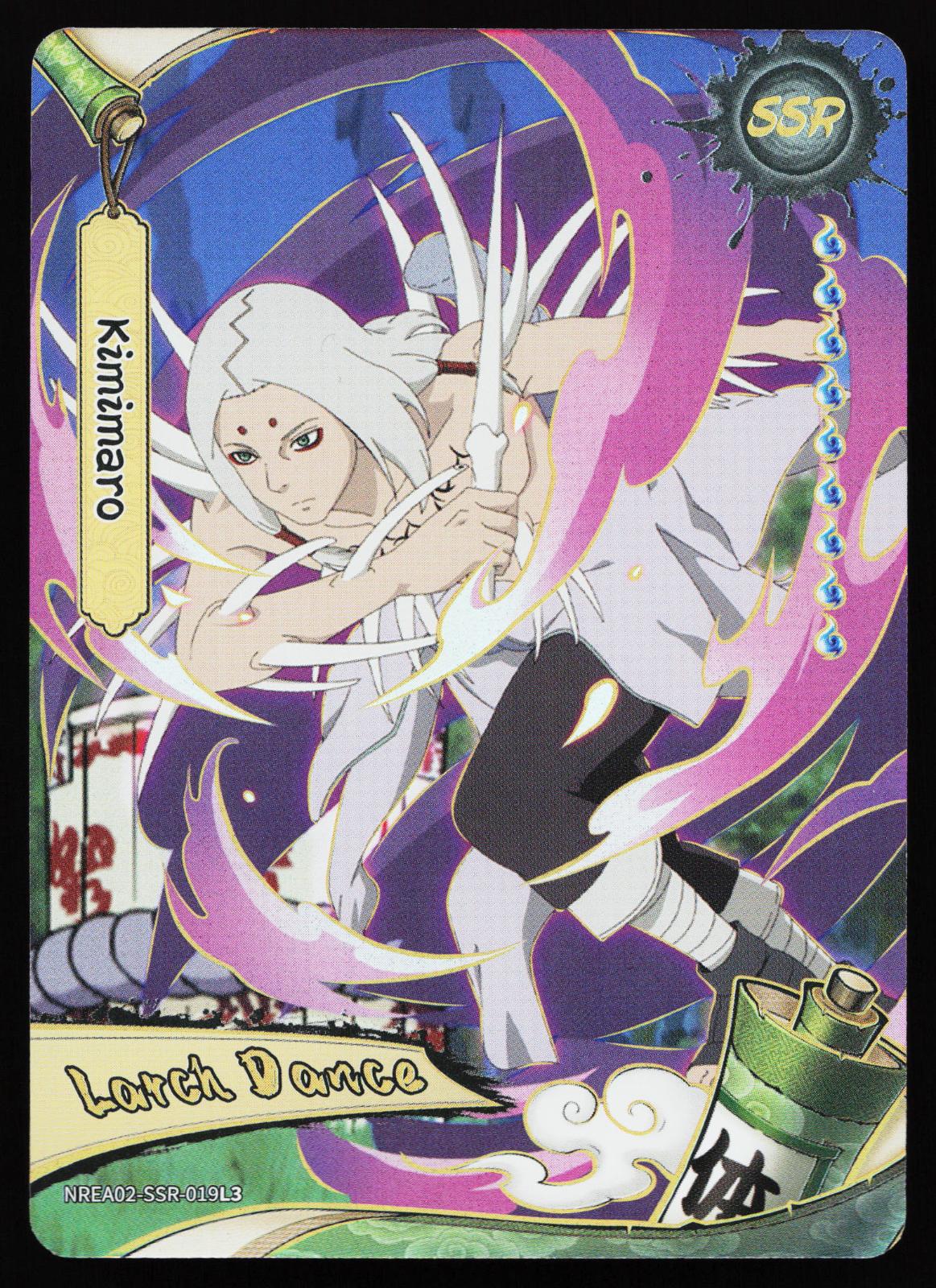 Naruto Kayou Earth Scrolls Series 2 Kimimaro NREA02-SSR-019L3 Super Secret Rare