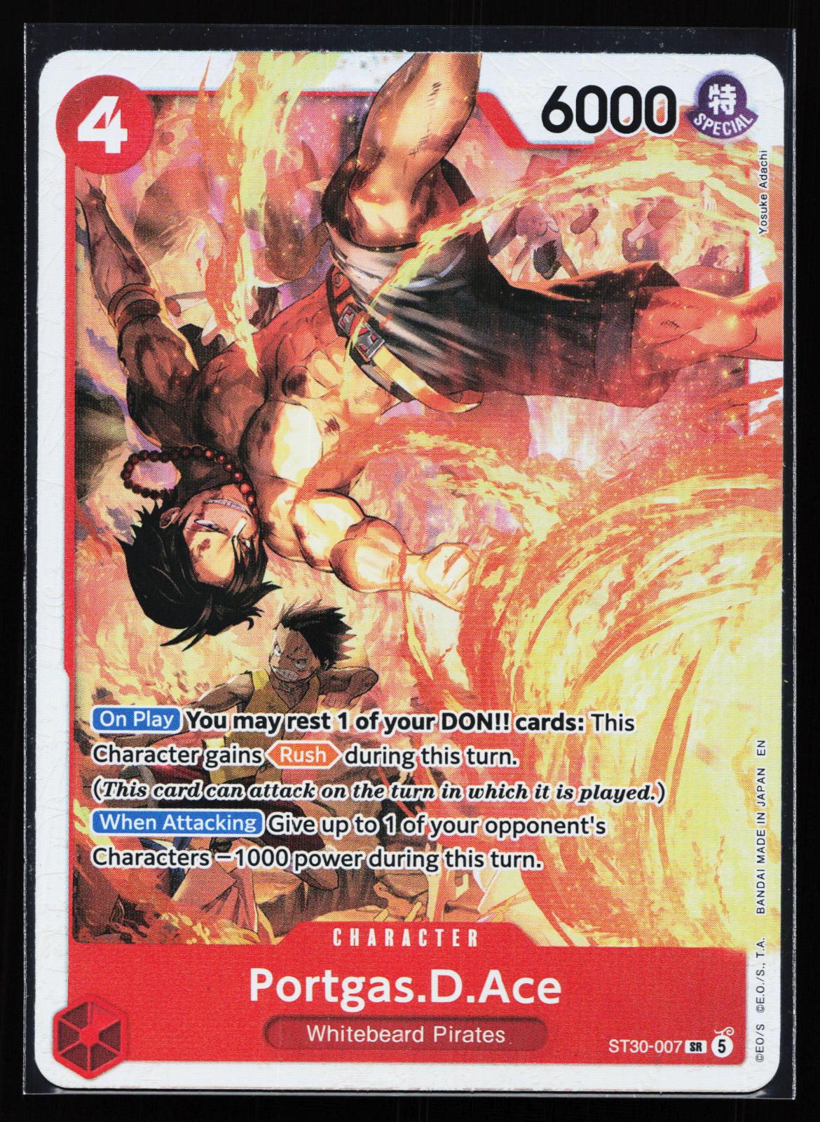 Starter Deck EX: Luffy & Ace ST30-007 Portgas.D.Ace (007) Super Rare