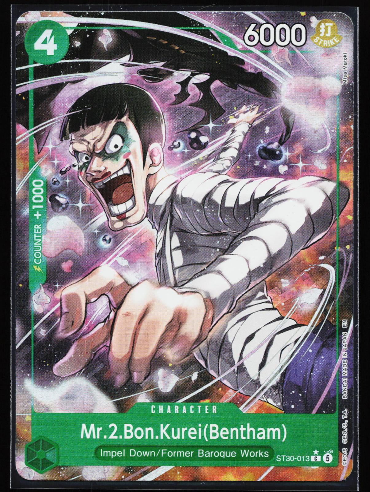 Starter Deck EX: Luffy & Ace ST30-013 Mr.2.Bon.Kurei(Bentham) (Full Art) Common