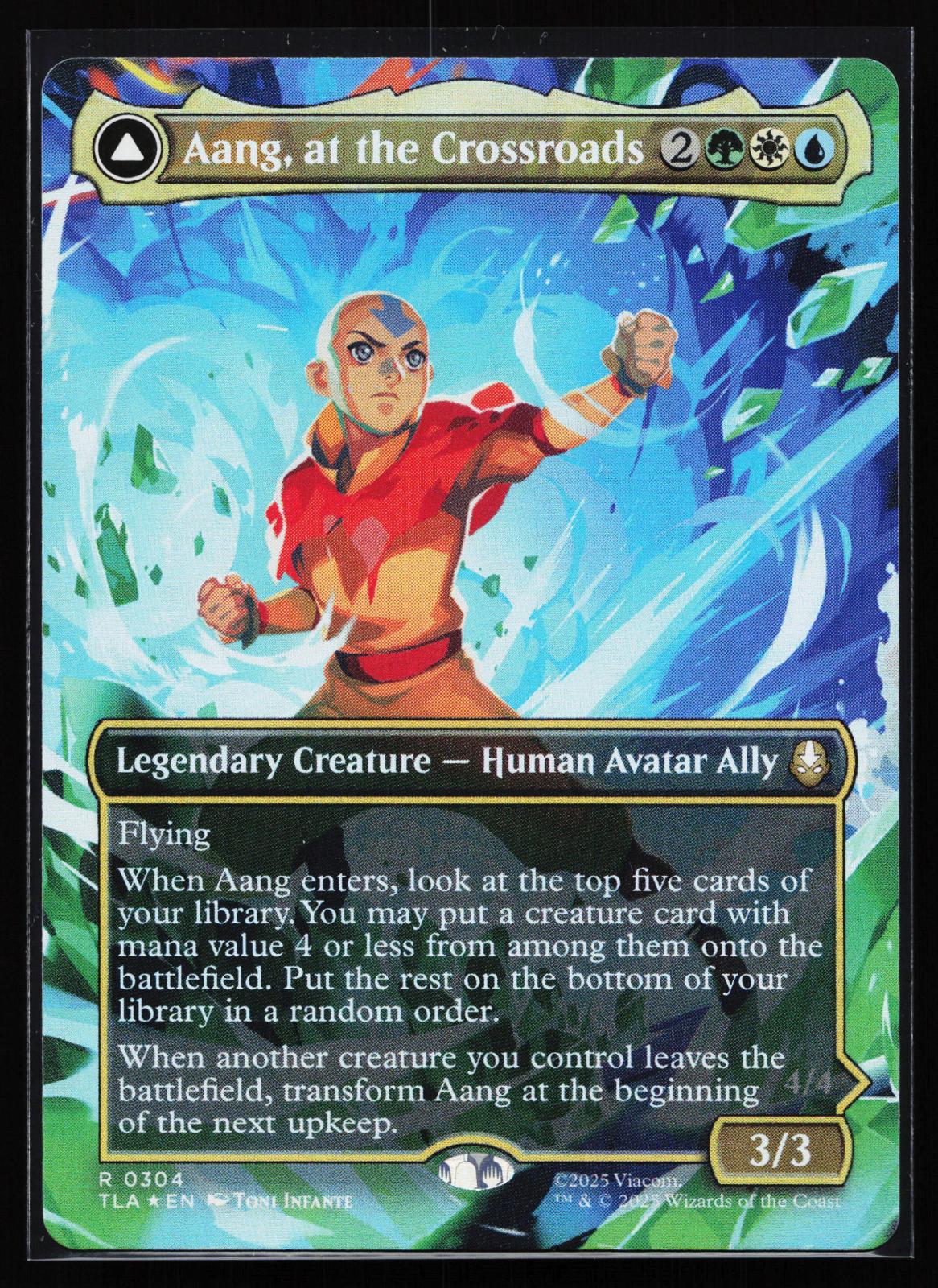 Avatar: The Last Airbender 304 Aang, at the Crossroads (Borderless) Rare