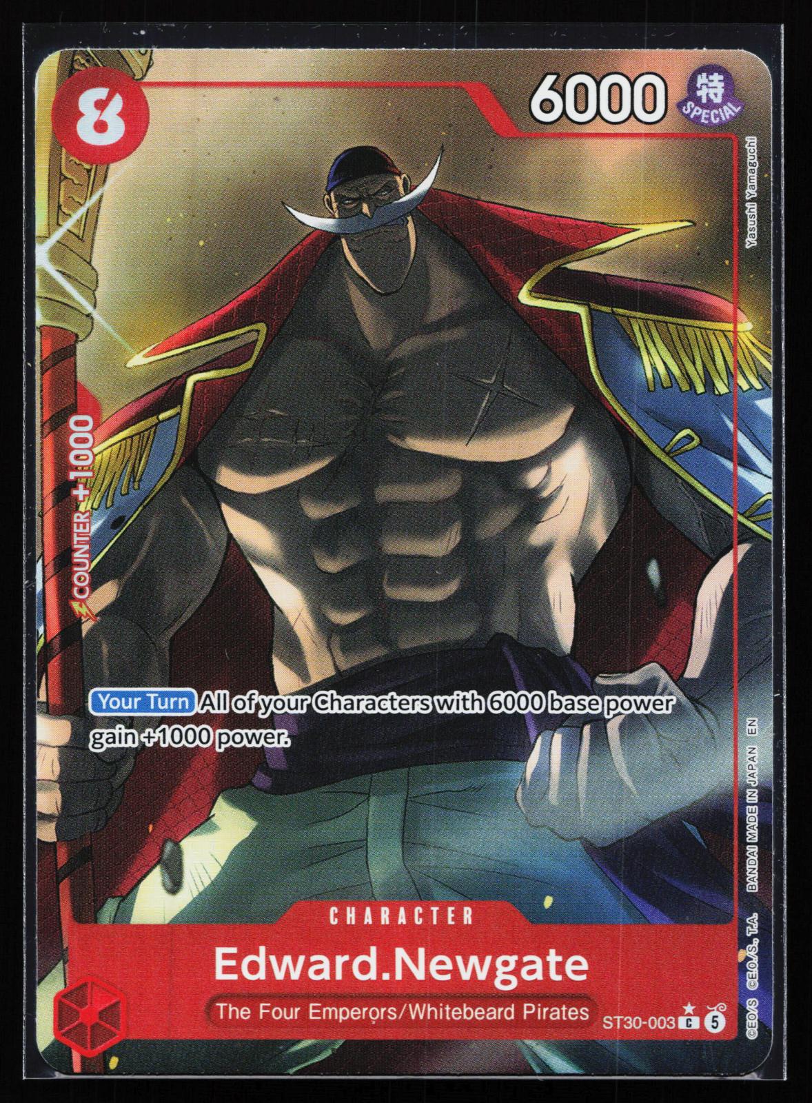 Starter Deck EX: Luffy & Ace ST30-003 Edward.Newgate (Full Art) Common
