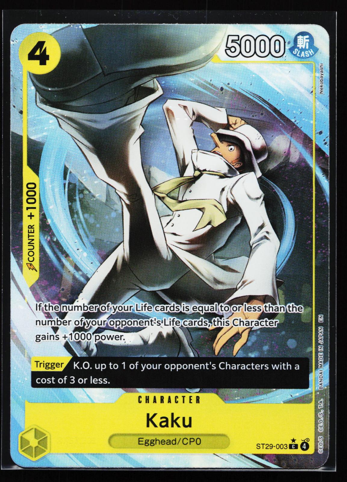Starter Deck 29: Egghead ST29-003 Kaku (Full Art) Common