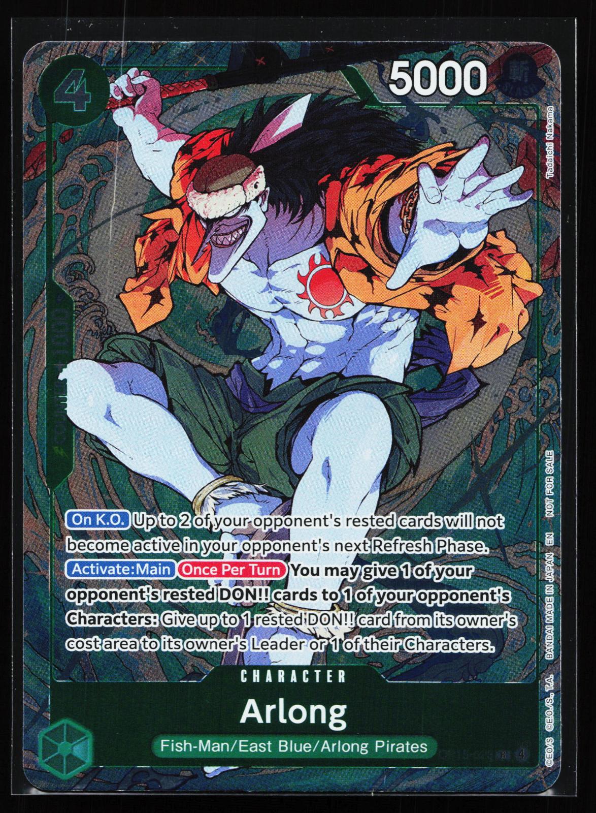 Adventure on Kami's Island OP15-023 Arlong Rare