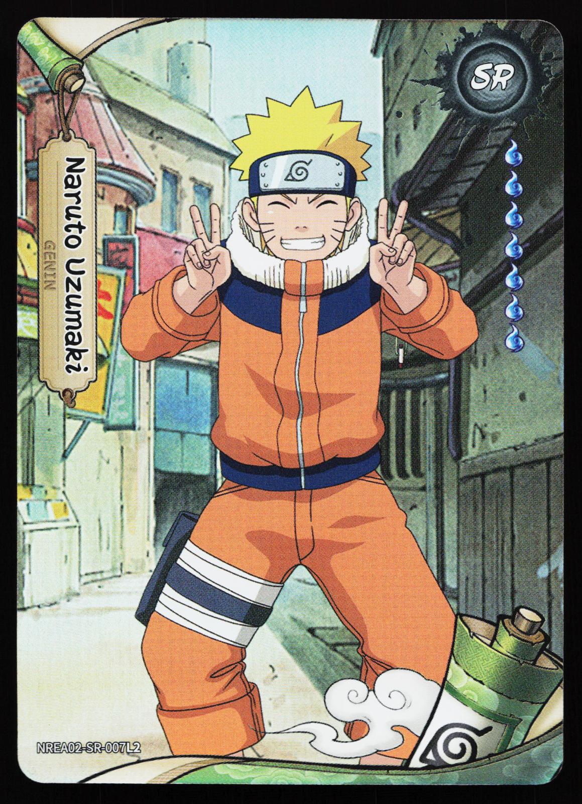 Naruto Kayou Earth Scrolls Series 2 Naruto Uzumaki NREA02-SR-007L2 Super Rare