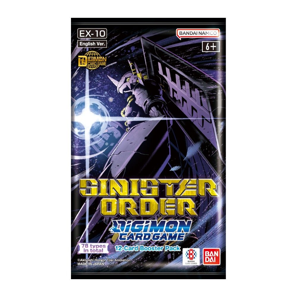 Digimon Card Game Sinister Order [EX-10] Booster Pack