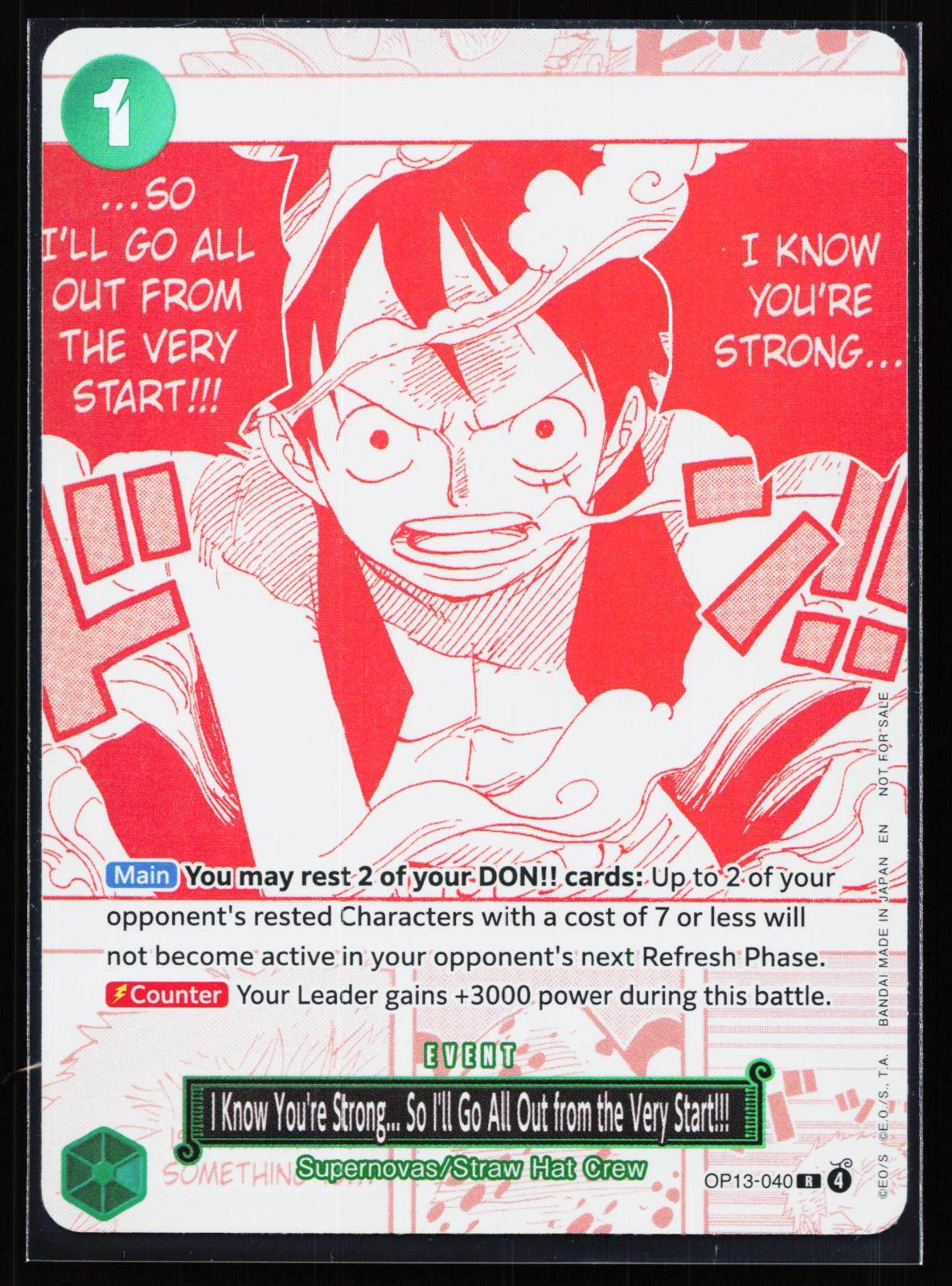 One Piece Promotion Cards OP13-040 