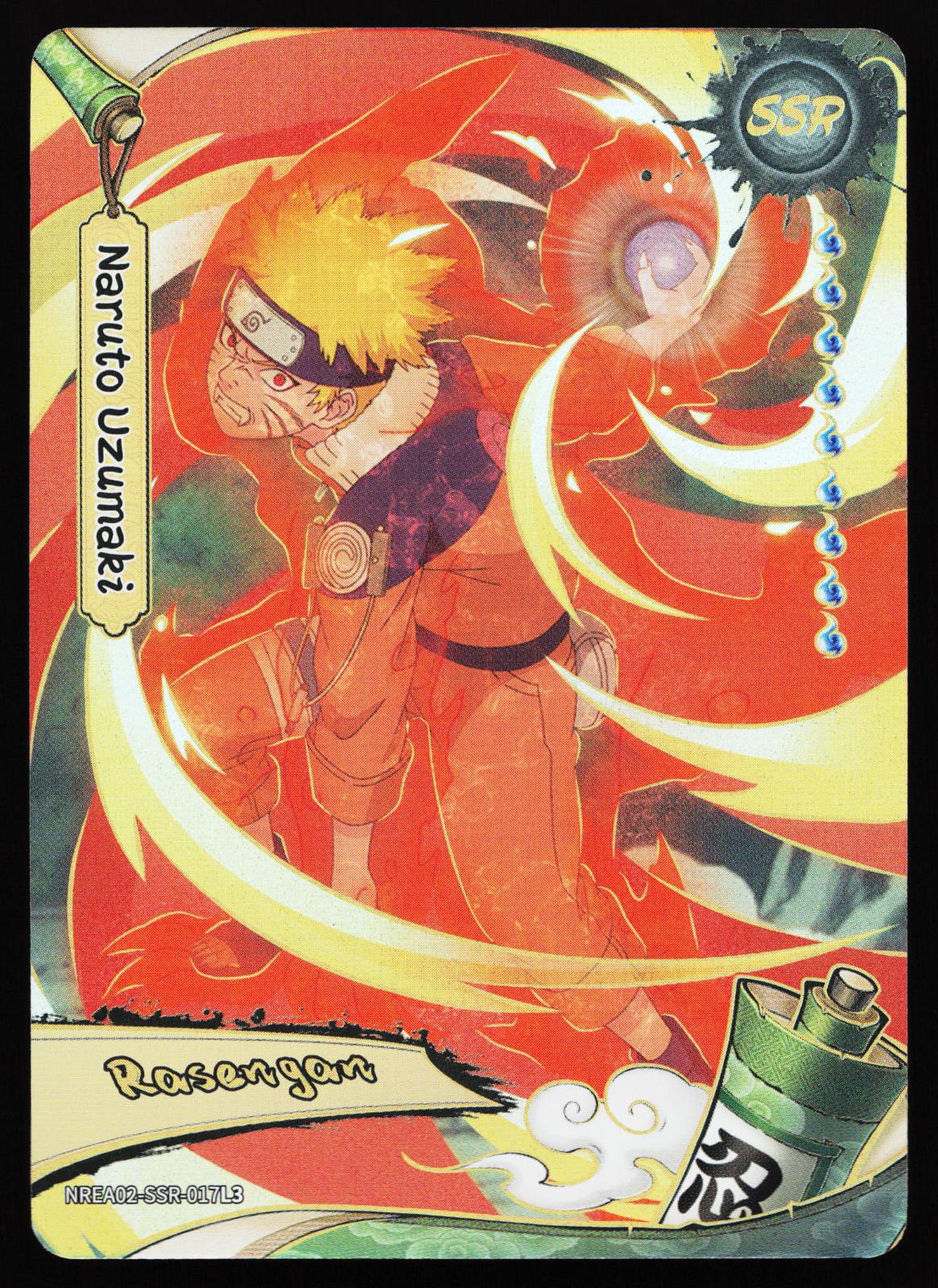 Naruto Kayou Earth Scrolls Series 2 Naruto Uzumaki NREA02-SSR-017L3 Super Secret Rare