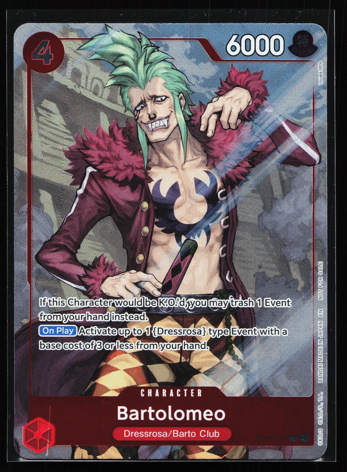 Adventure on Kami's Island OP15-014 Bartolomeo (Dash Pack) Rare