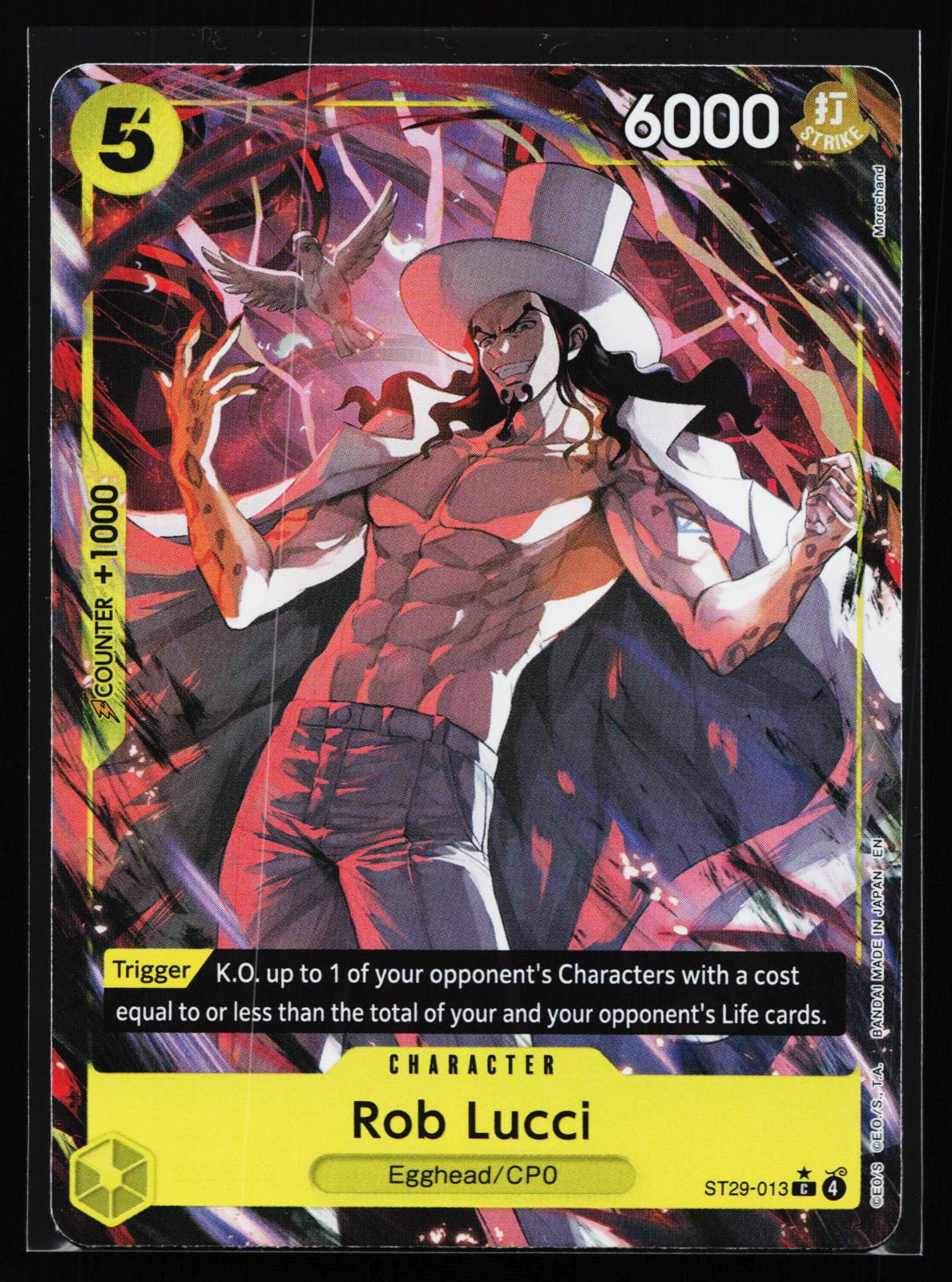 Starter Deck 29: Egghead ST29-013 Rob Lucci (Full Art) Common