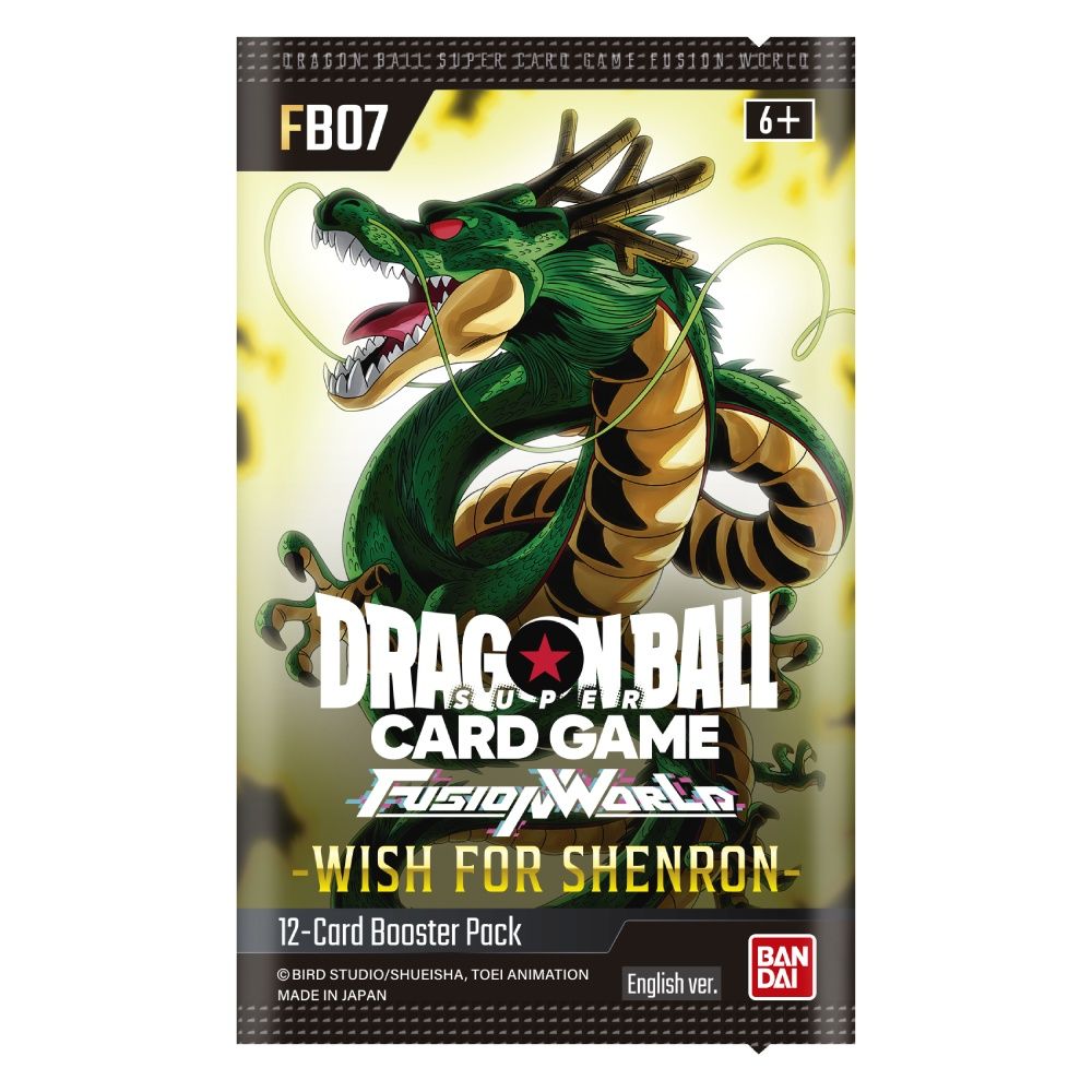 Dragon Ball Super Card Game Fusion World Wish For Shenron FB07 Booster Pack