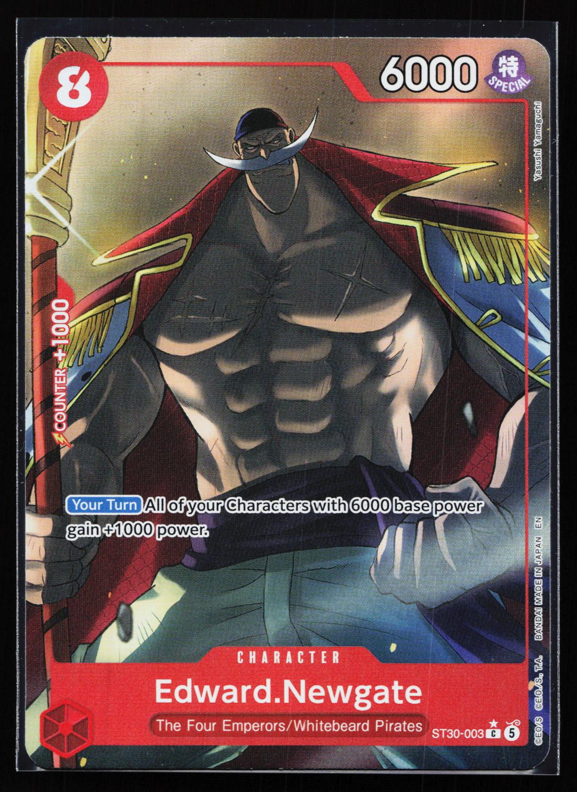 Starter Deck EX: Luffy & Ace ST30-003 Edward.Newgate (Full Art) Common