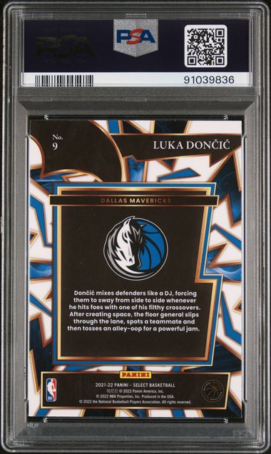 2020 NBA Select – Luka Doncic No.9 (Turbo Charged) – PSA 9 (MINT)