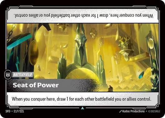 Riftbound Spiritforged - 217/221 Seat of Power Uncommon