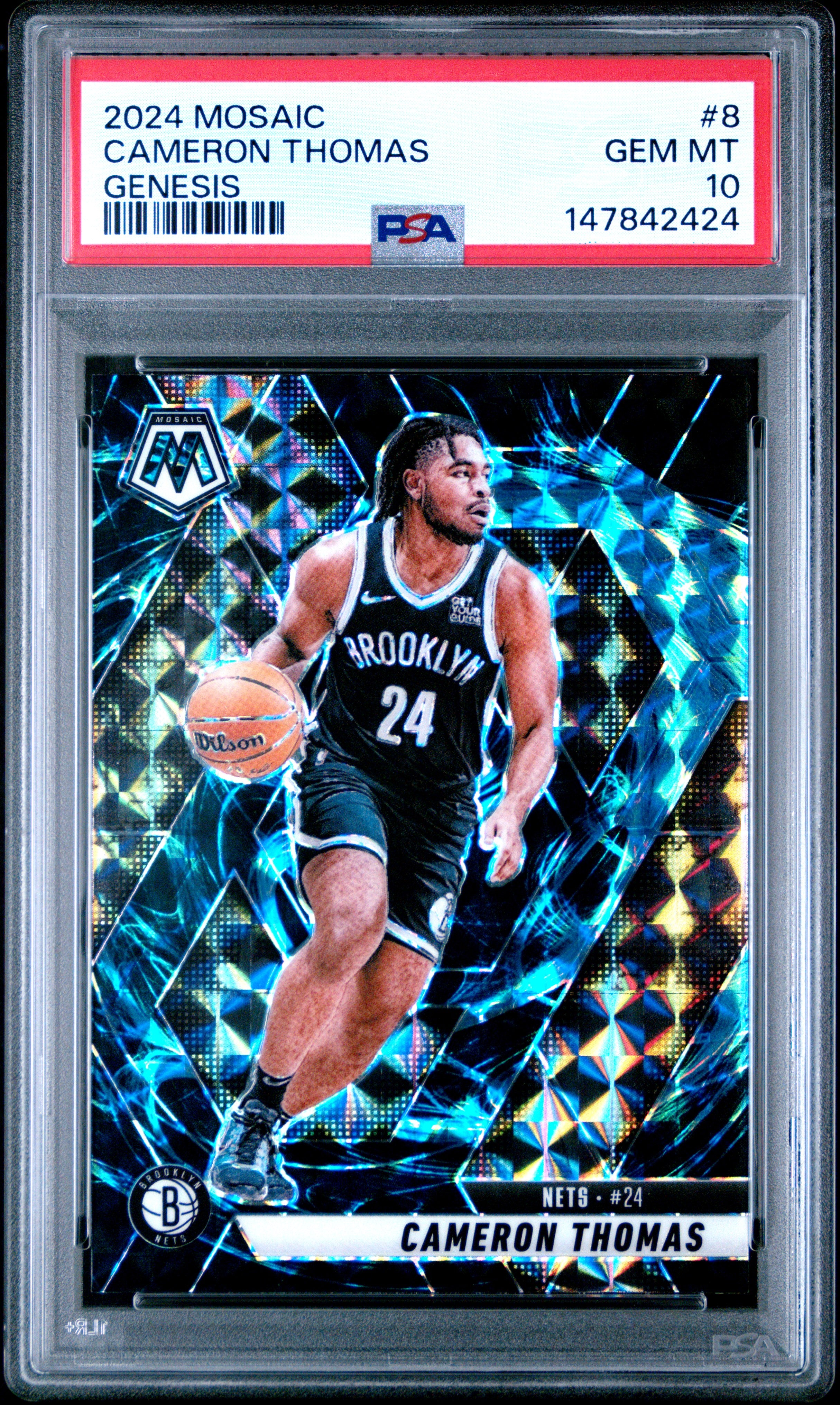 2024 PANINI MOSAIC #8 CAMERON THOMAS GENESIS