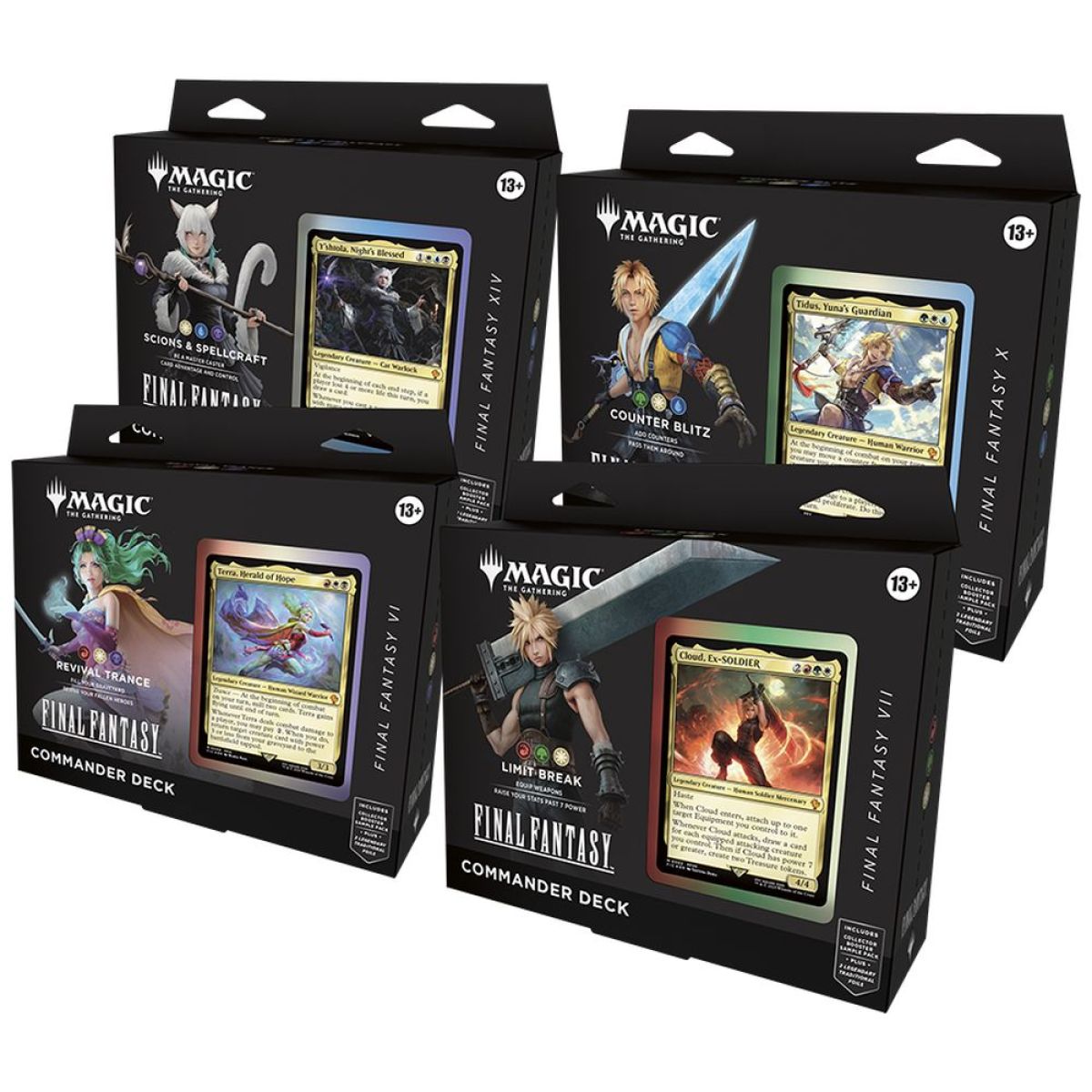 Magic the Gathering Final Fantasy - Commander Decks (Set of 4)