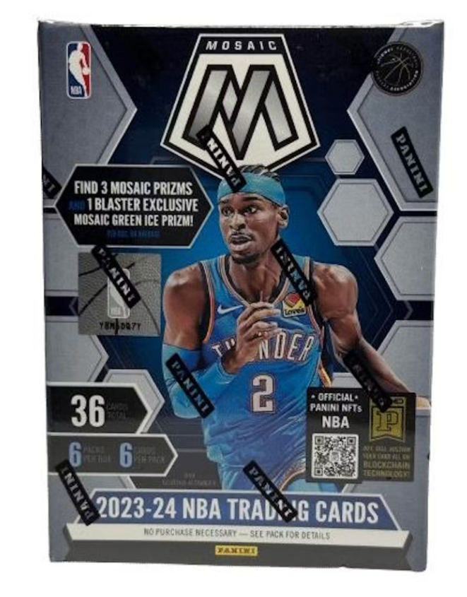 2023-24 Panini NBA Mosaic Basketball Hobby Blaster Box