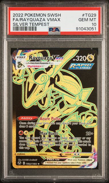 Pokémon - Rayquaza Vmax Silver Tempest TG29/TG30 - PSA 10 (GEM MINT)