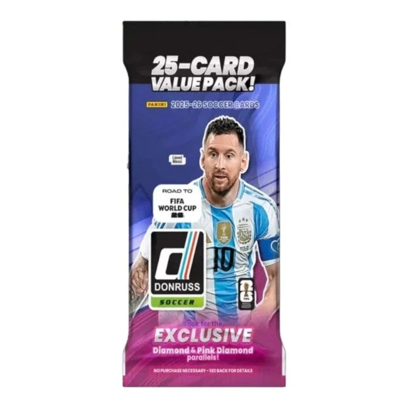 2025-26 Panini Donruss Road to FIFA World Cup Soccer 25 Card Value Pack