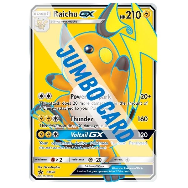 JUMBO CARD - Raichu GX