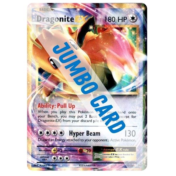 JUMBO CARD - Dragonite EX